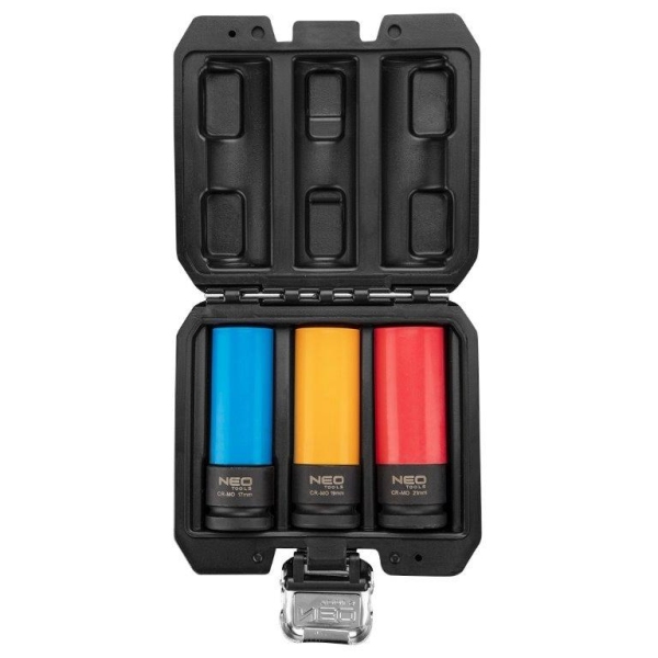 Set prize de impact jante aluminiu 17-19-21 mm 3 piese Cr-Mo