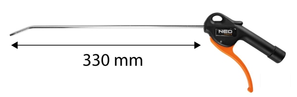 Pistol de suflat 330 mm