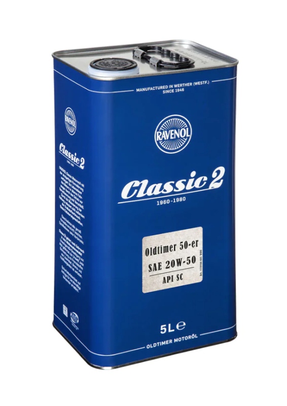 Ulei de motor RAVENOL Oldtimer 20W-50 5L
