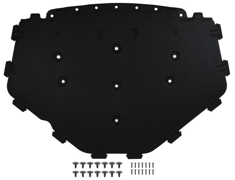 Engine silencing material
