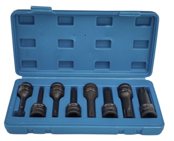 Set capete cu bilă Torx 1/2" 8 piese