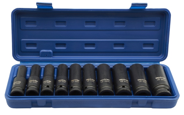Set prize de impact lungi 1/2" 10 piese