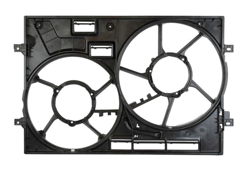 Carcasa, ventilator radiator