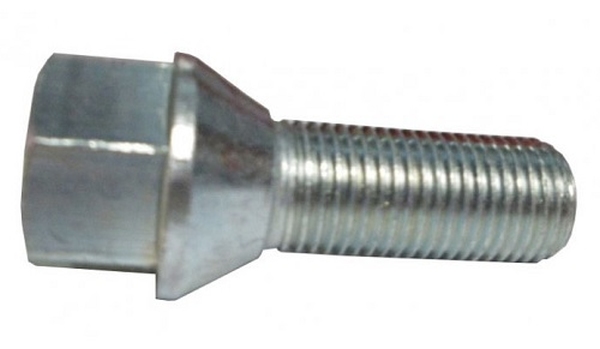 Șurub roată M12x1,25 filet 28 mm conic cheie 17