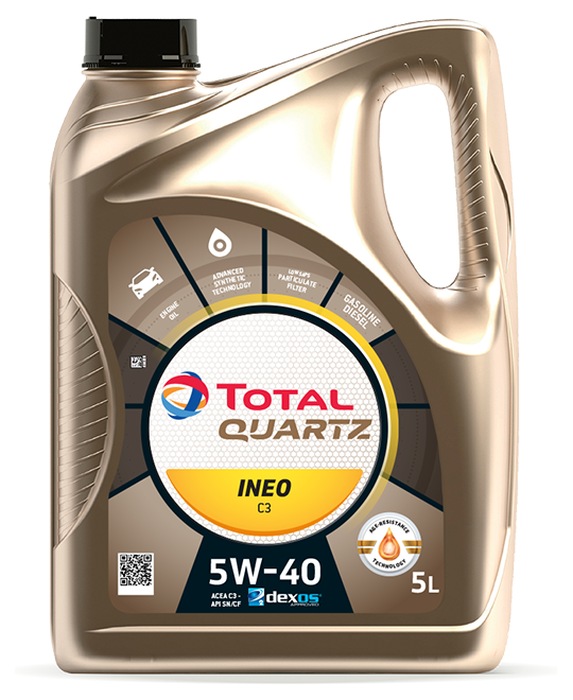Ulei de motor TOTAL Quartz Ineo C3 5W-40 5L