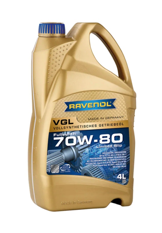 Ulei de transmisie RAVENOL VGL LS 70W-80 4L
