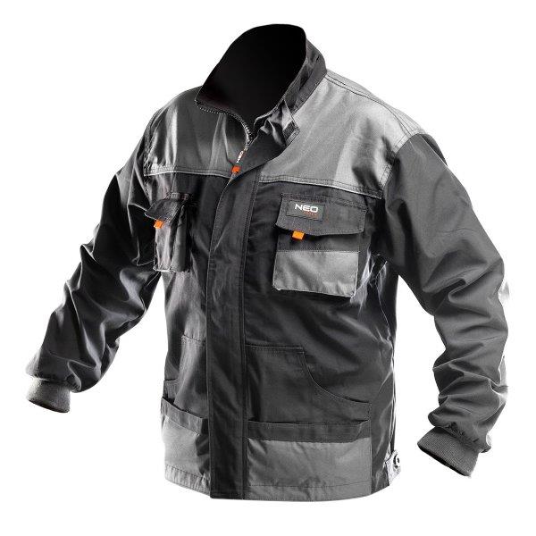 Geacă de protecţie bumbac M/50 negru/gri