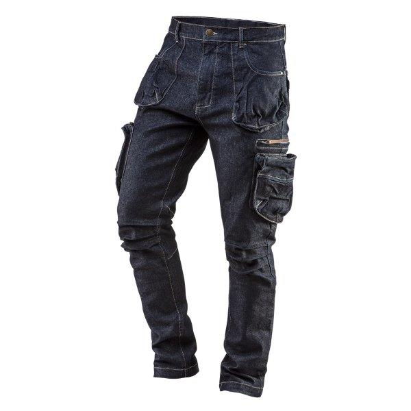 Pantaloni de protectie denim 5 buzunare albastru inchis mărime XXL