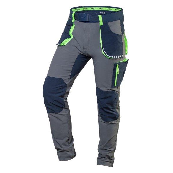 Pantaloni de protectie elastici în 4 direcții gri grafit mărime XXL
