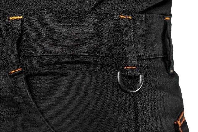 Pantaloni de protectie poliester negru/gri mărime L