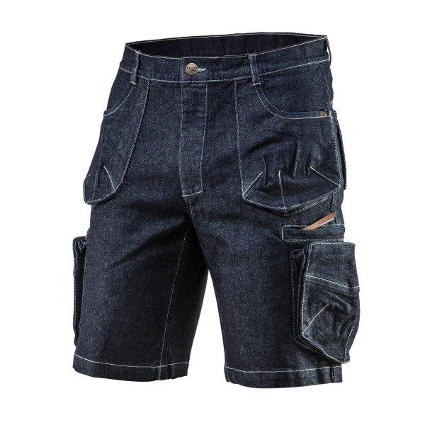 Pantaloni de protectie albastru inchis elastan