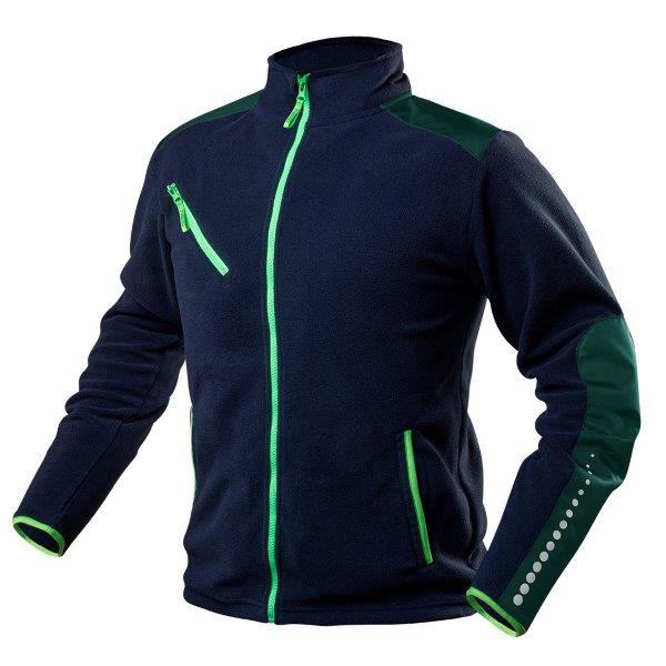 Bluză de lucru poliester negru cu întărituri din Cordura mărime S