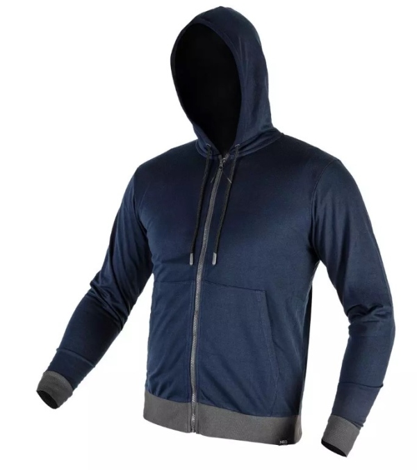 Bluză de lucru poliester albastru închis mărimea XL