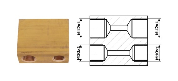Conector conducta de frana