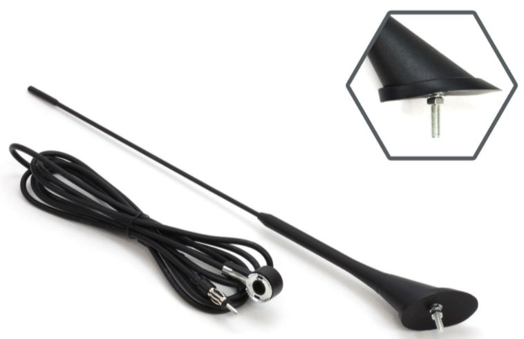 Antena 40 cm 5 mm adaptor 3 m
