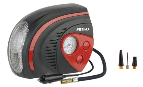 Compresor aer comprimat 12V cu lampa LED
