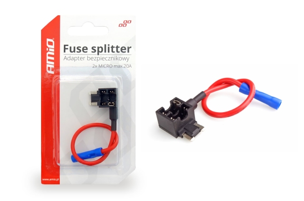 Adaptor, siguranta micro 20A 120 mm