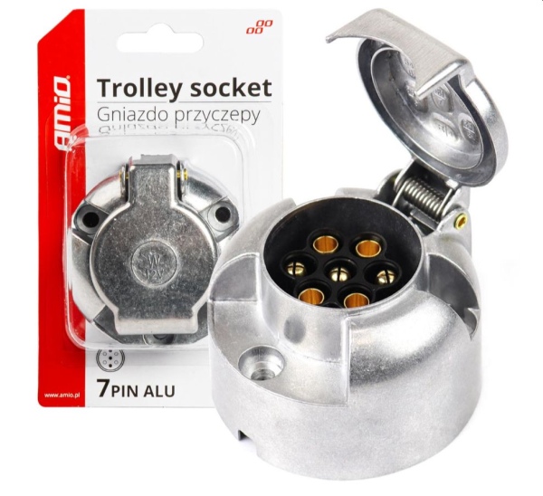 Carlig priza electrica 7 pin din aluminiu