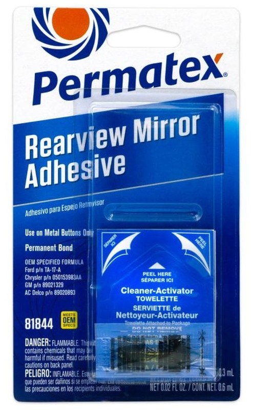 Set adeziv pentru oglinda interioară 6 ml