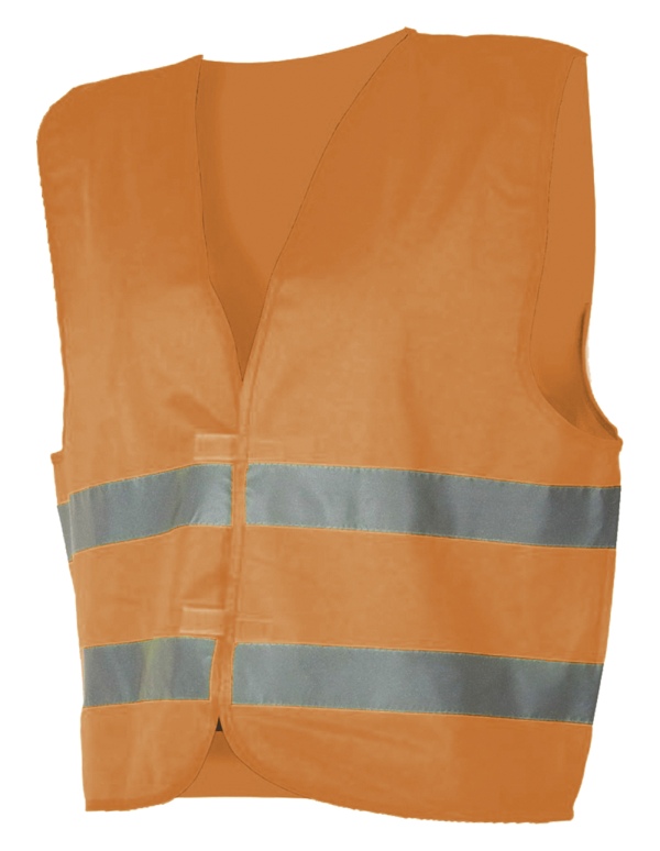 KAMIZELKA ODBLASKOWA L/XL PomaraNczowa
