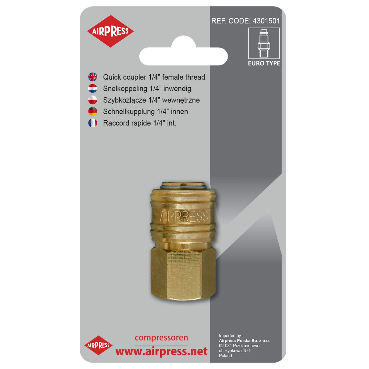 Cuplaj rapid mama 1/4''