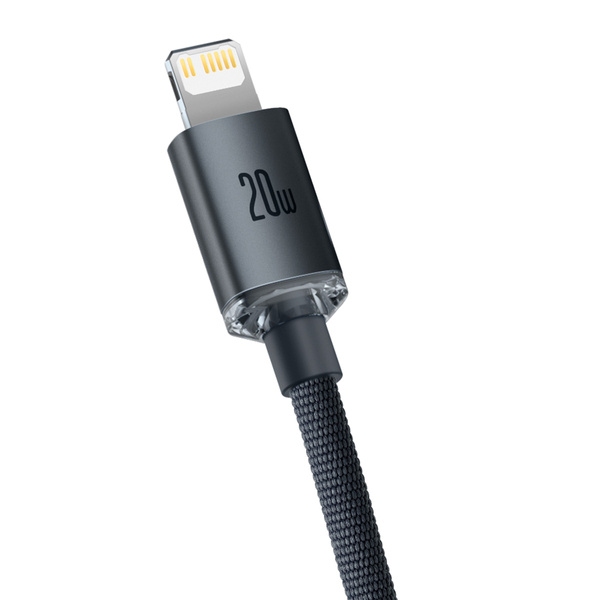 Cablu USB-C Lightning 20W PD 2 m negru