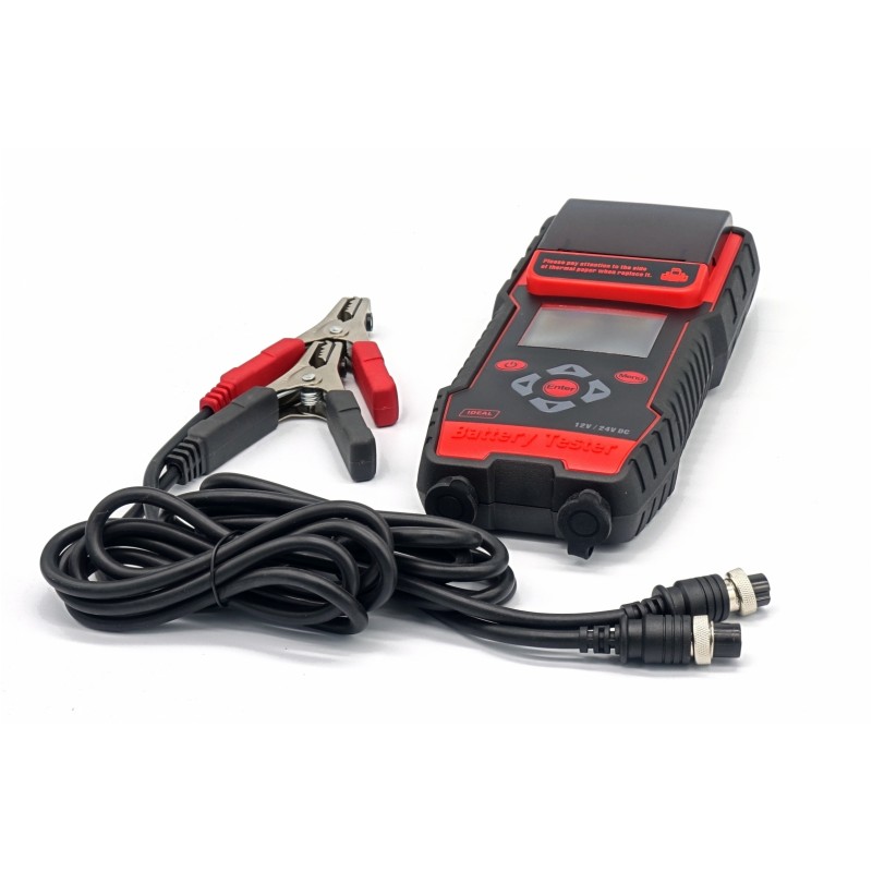 Tester baterie 12V/24V cu imprimantă