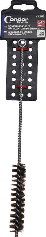 Perie pentru soclul injectorului 20x100 mm otel