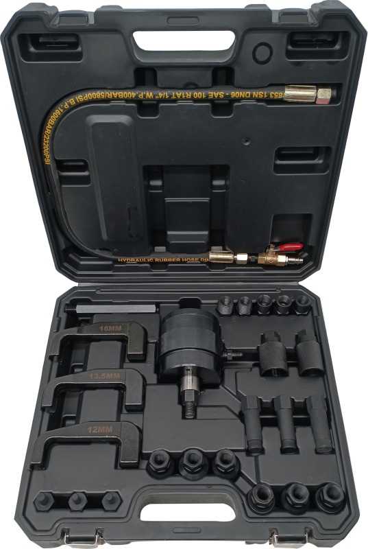 Extractor de injectoare pneumatic cu cârlige