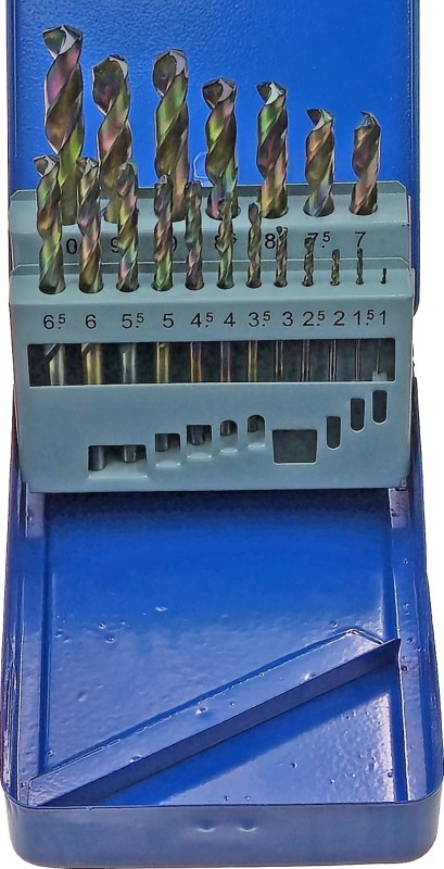 Burghiu cobalt 1-10 mm set 19 bucati