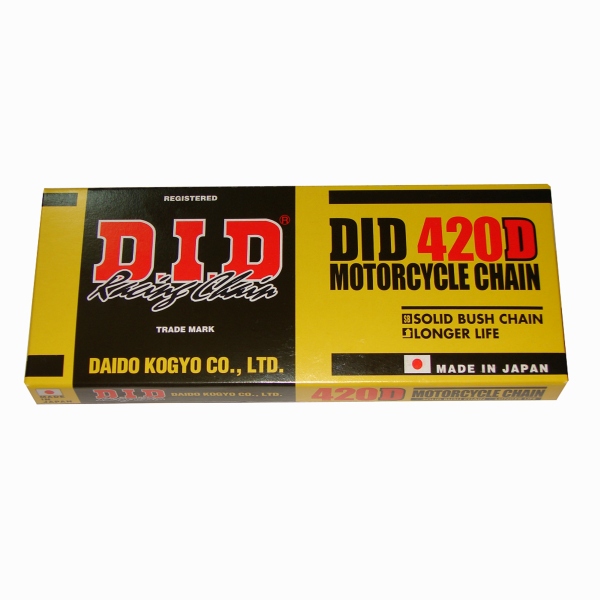 Lant MOTRIC MOTO. DID 420 BEZ O-RING (ROZKUTY+OGNIWO)
