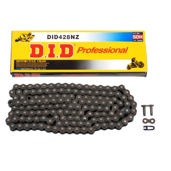 Lant MOTRIC MOTO. DID 428 BEZ O-RING (2553DAN) (ROZKUTY+OGNIWO)
