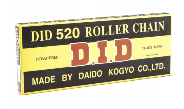 Lant MOTRIC MOTO. DID 520 BEZ O-RING (3579DAN) (ROZKUTY+OGNIWO)