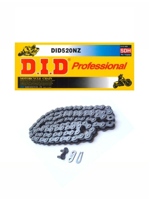 Lant MOTRIC MOTO. DID 520 BEZ O-RING (3579DAN) (ROZKUTY+OGNIWO)