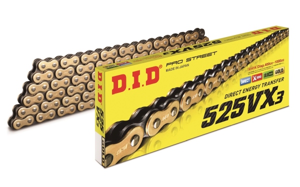 Lant MOTRIC MOTO. DID 525 X-RING (4439AN) (ROZKUTY+OGNIWO)