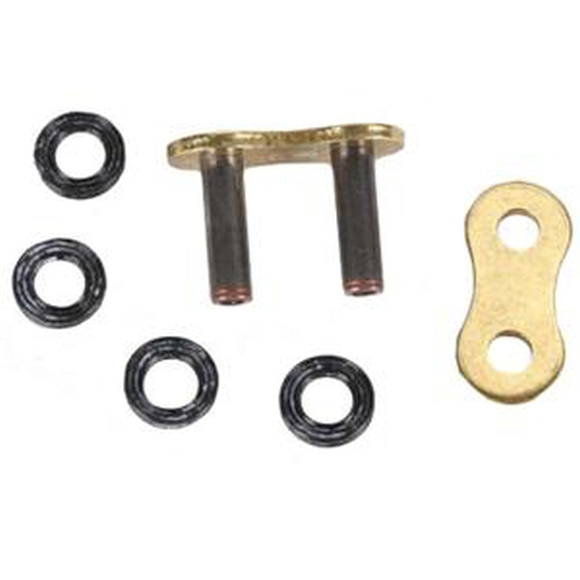 Verigă de lanţ de transmisie X-Ring auriu-negru nituita
