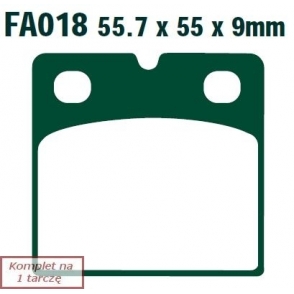 Plăcuțe frână moto 56x55 mm