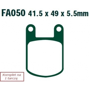 Plăcuțe frână moto 32x49 mm