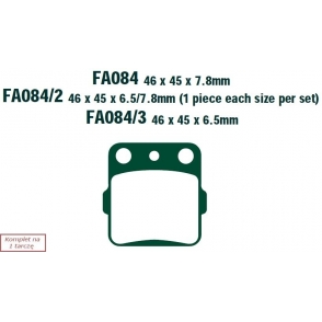 Plăcuțe frână moto 46x45 mm