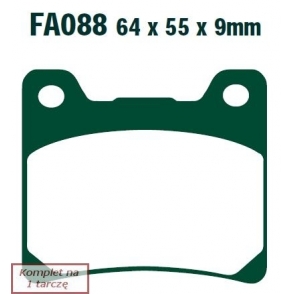 Plăcuţe de frână 64x55 mm