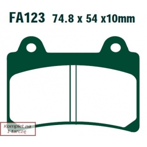 Plăcuţe de frână 75x54 mm