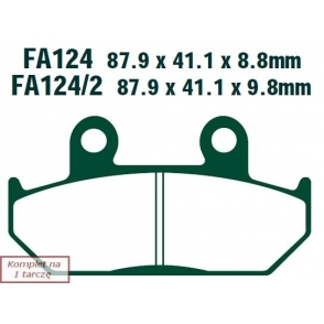Plăcuţe de frână 88x41 mm