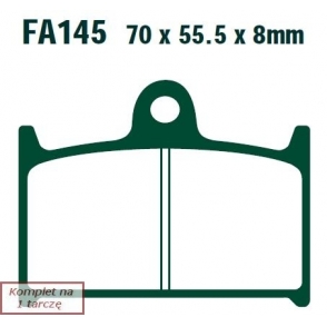 Plăcuţe de frână 70x56 mm