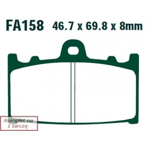 Plăcuţe de frână 70x47 mm