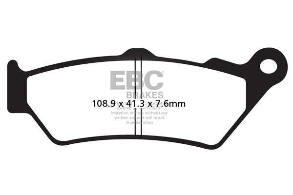 Plăcuțe de frână 109x41 mm