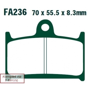 Plăcuțe de frână 70x56 mm