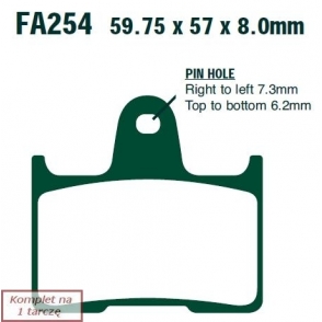 Plăcuțe de frână 60x57 mm