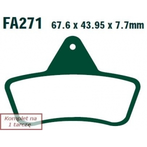 Plăcuțe de frână 68x44 mm