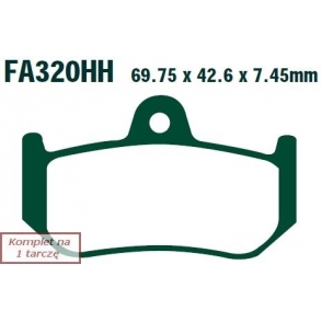 Plăcuțe de frână 70x43 mm