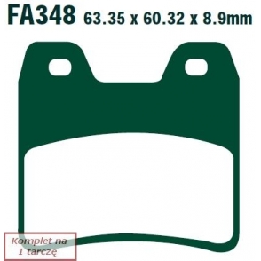Plăcuțe de frână 63x60 mm